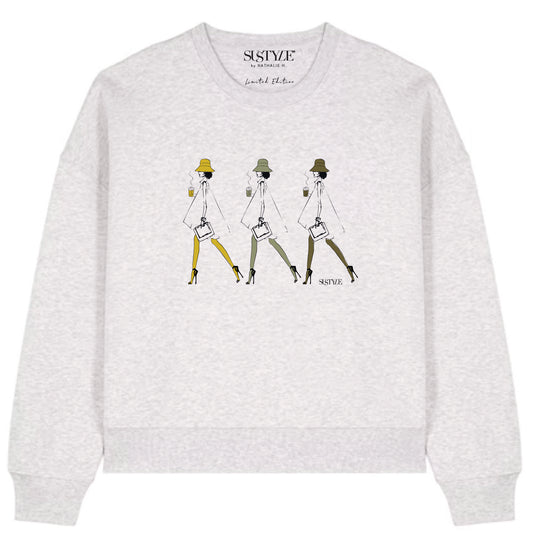 Fashion Crowd Salbei - Sweatshirt
