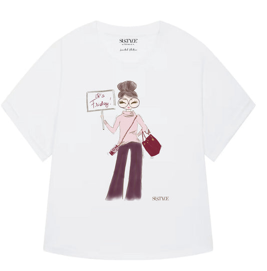 It's Friday Pink - Relaxed Fit