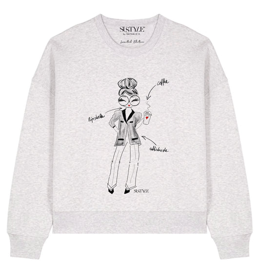 Attitude - Sweatshirt Grau