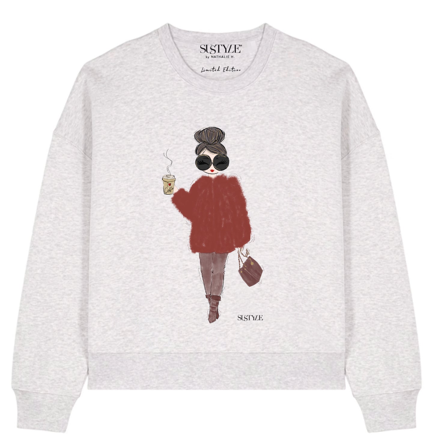 Fur Jacket CHILI - Sweatshirt Grau