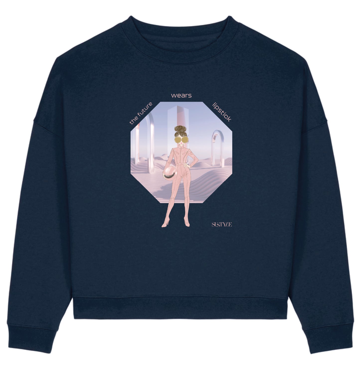 The Future Wears Lipstick - Sweatshirt