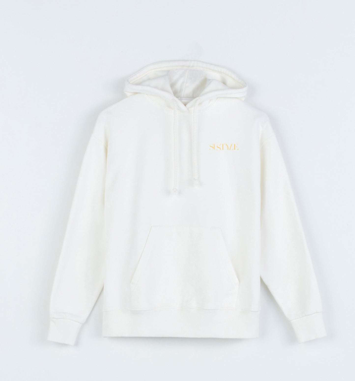 HOODIE Green is the new Black - weiss -