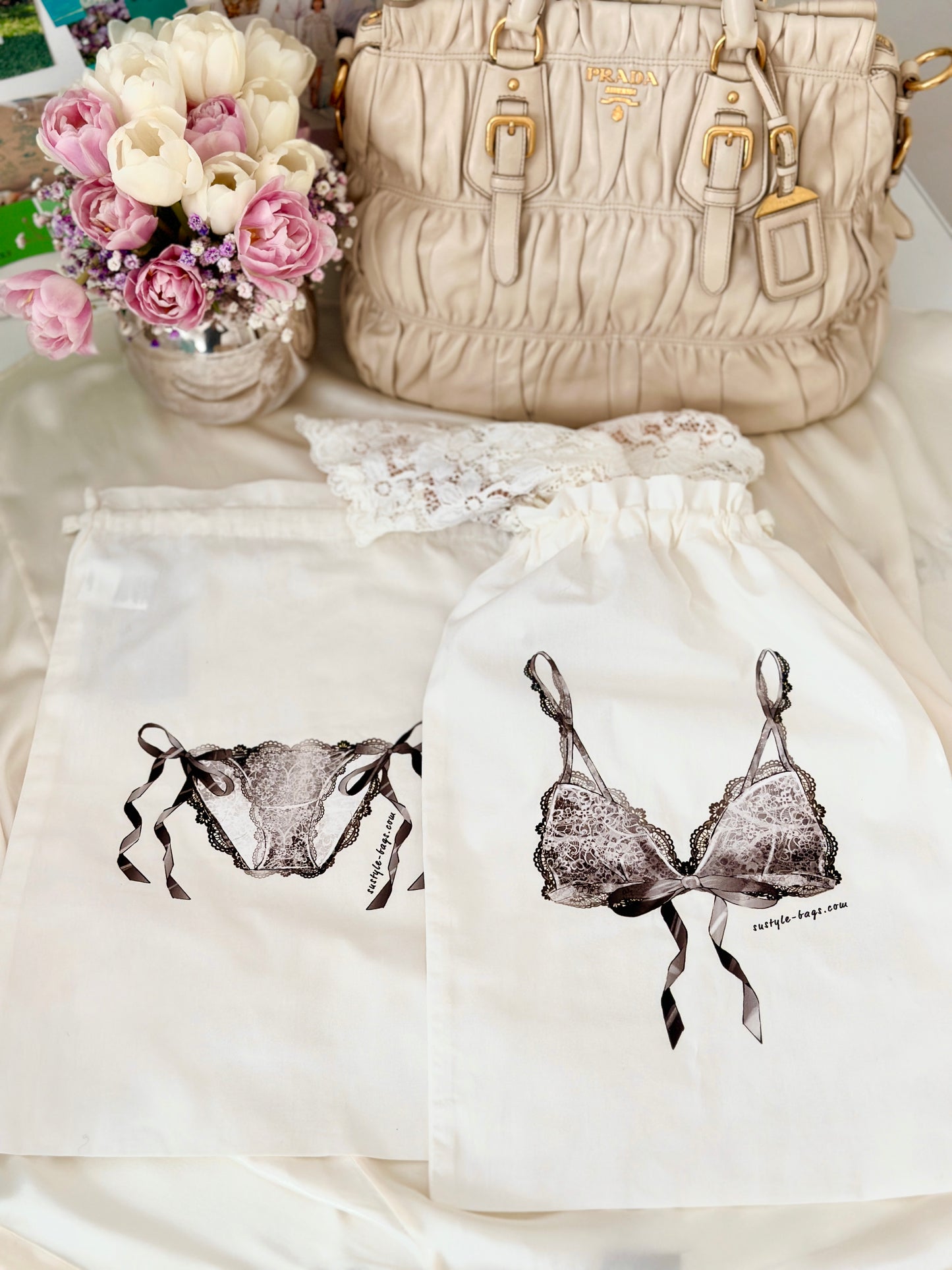 Lingerie bag with panty