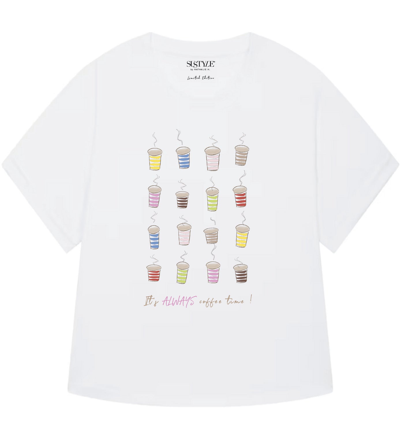Coffee Time Pastel - Relaxed Fit