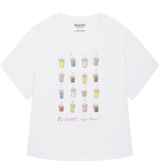 Coffee Time Pastel - Relaxed Fit