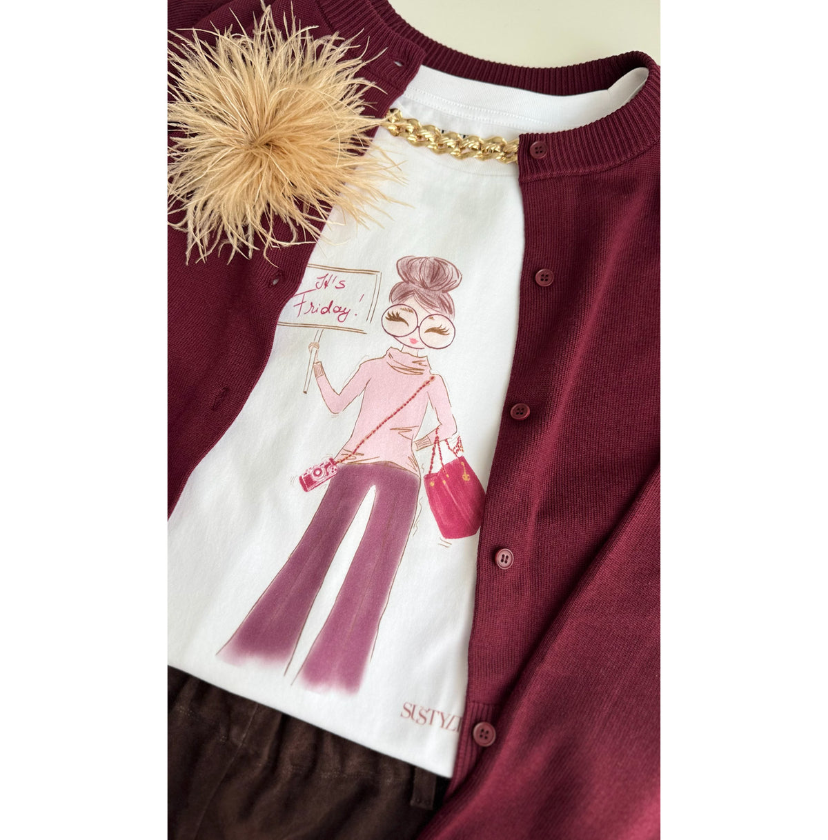 It's Friday Pink - Relaxed Fit