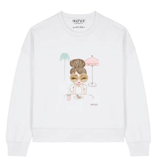 Café SUSTYLE Pink - Sweatshirt.