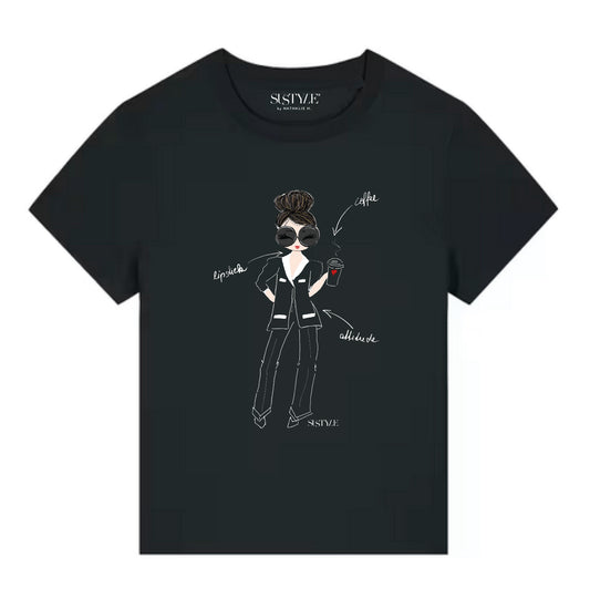 Attitude T-Shirt SCHWARZ - Classic Fit