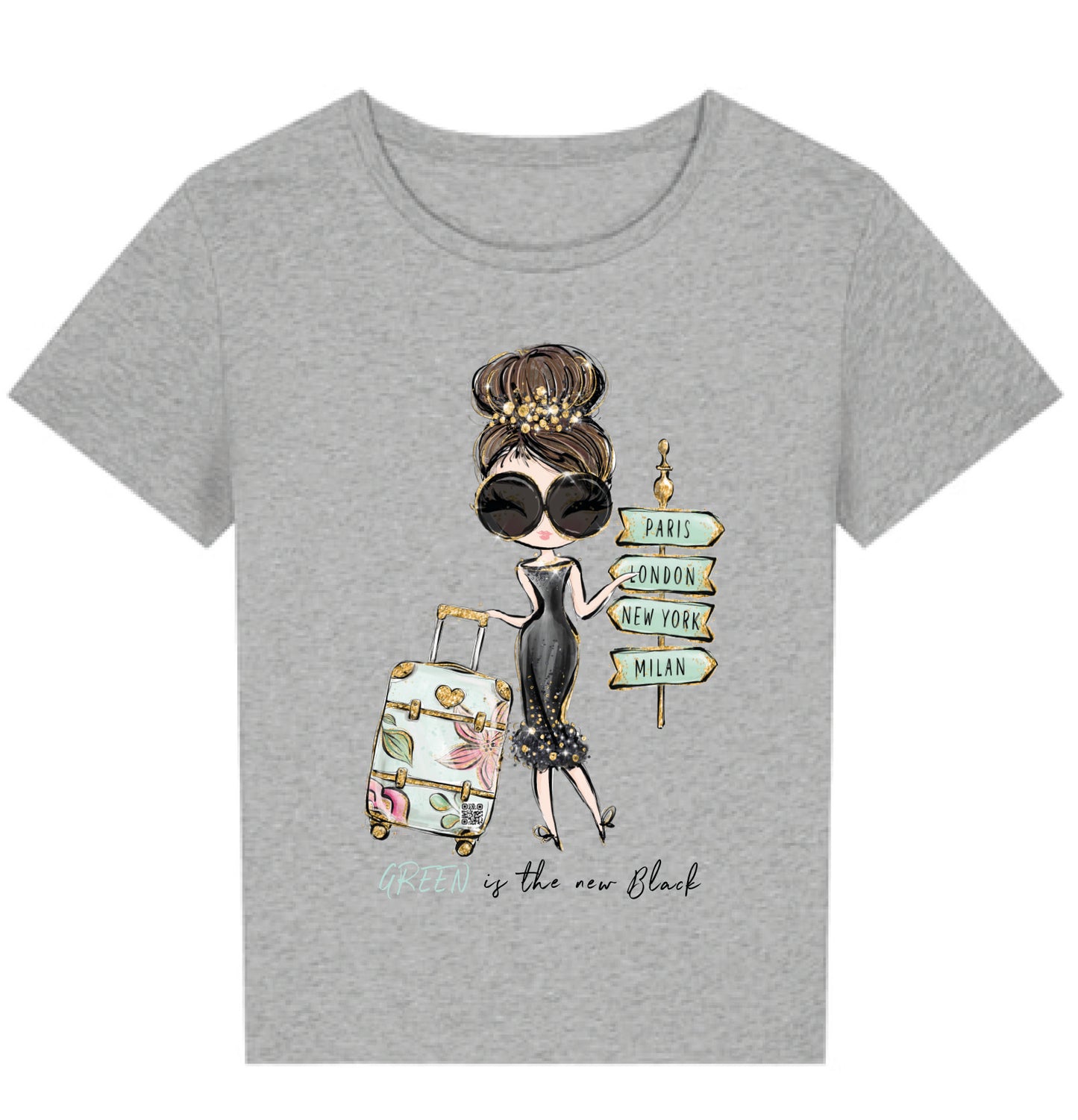 Paris London T-Shirt Grau / Kollektionsteil