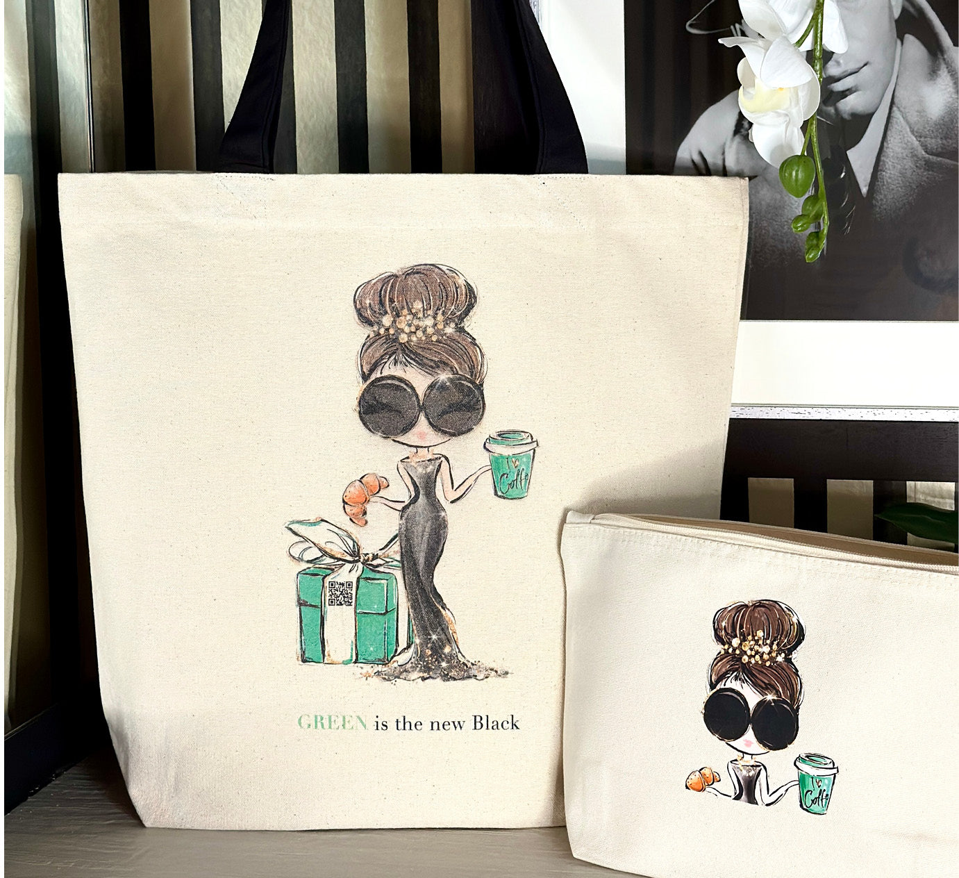 Green Girl Shopper -naturfarben-